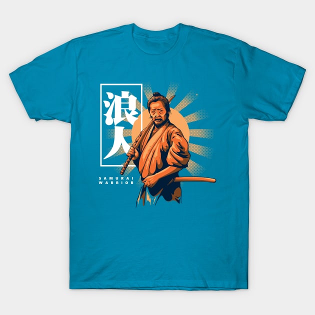 Samurai Warrior T-Shirt by SM Shirts